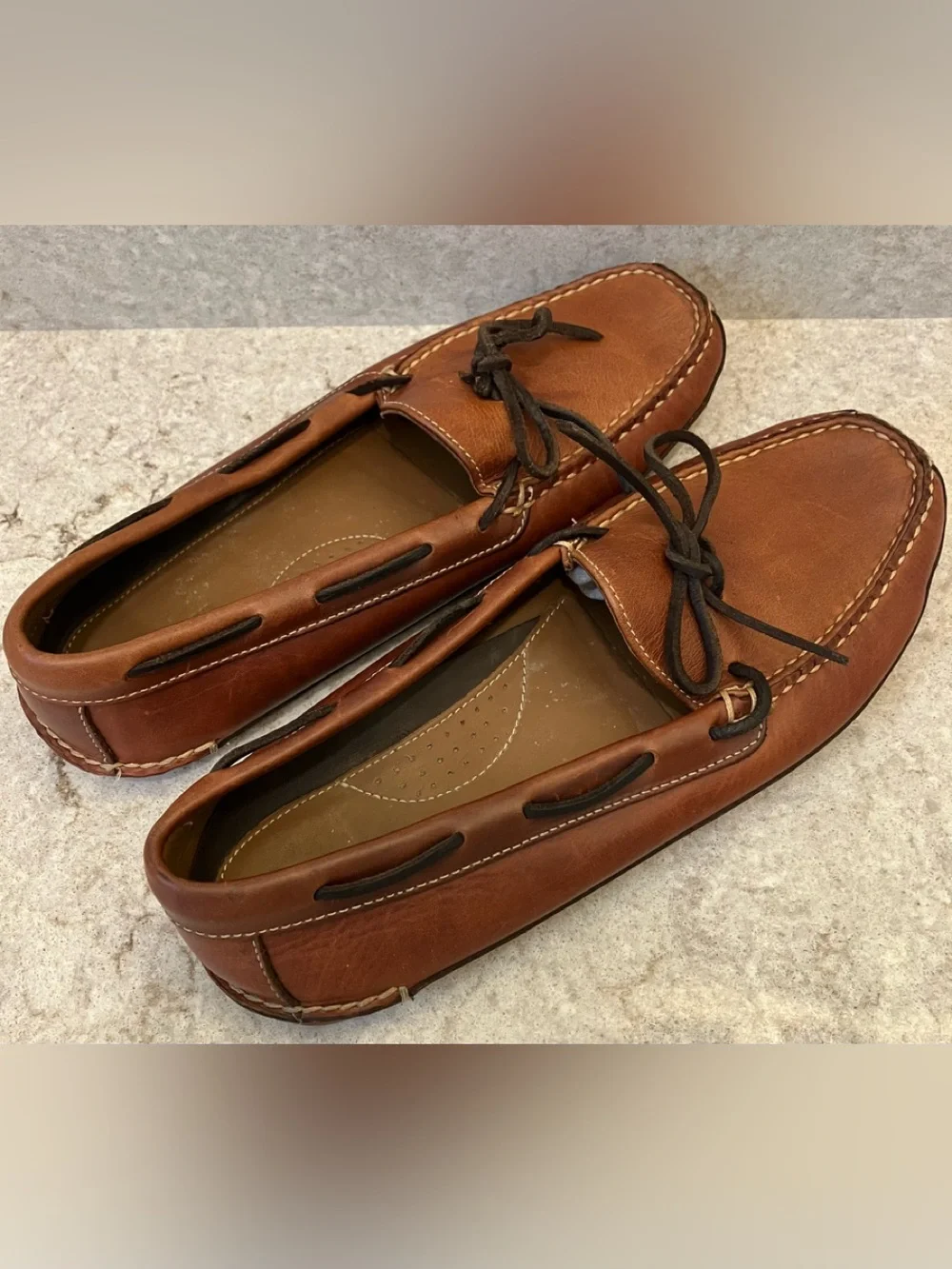 L L BEAN Men’s Moccasin Shoes 11D